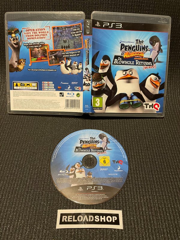The Penguins of Madagascar - Dr. Blowhole Returns Again - Nordic PS3 (käytetty)