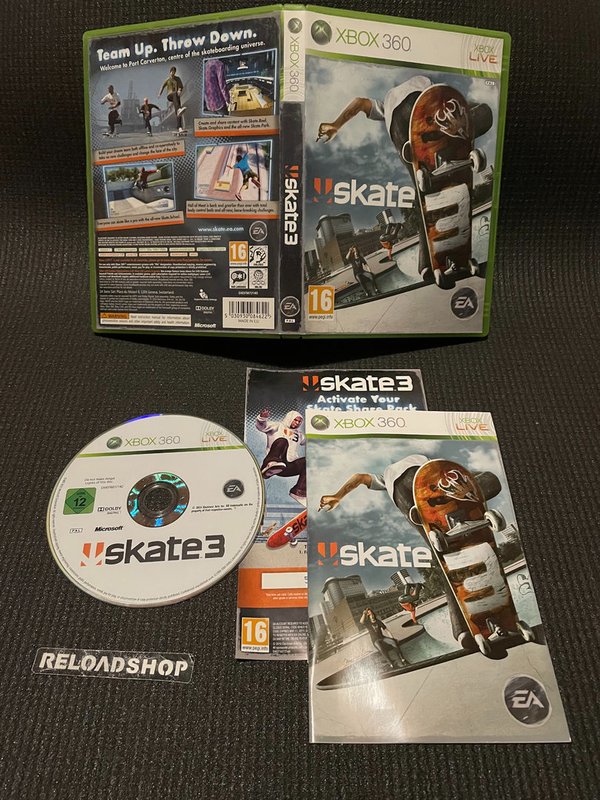 Skate 3 Xbox 360 (käytetty) CiB