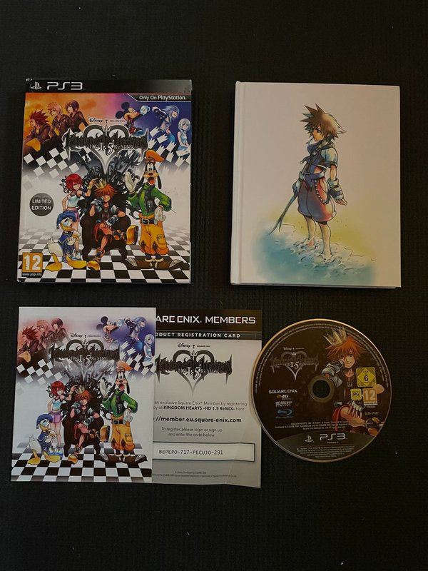 Kingdom Hearts HD 1.5 ReMIX Limited Edition PS3 (käytetty) CiB