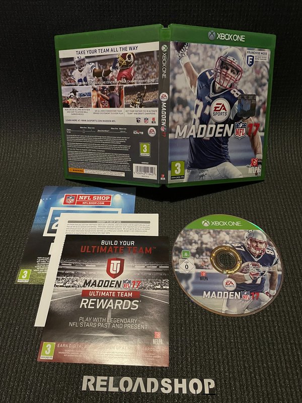 Madden NFL 17 Xbox One (käytetty)