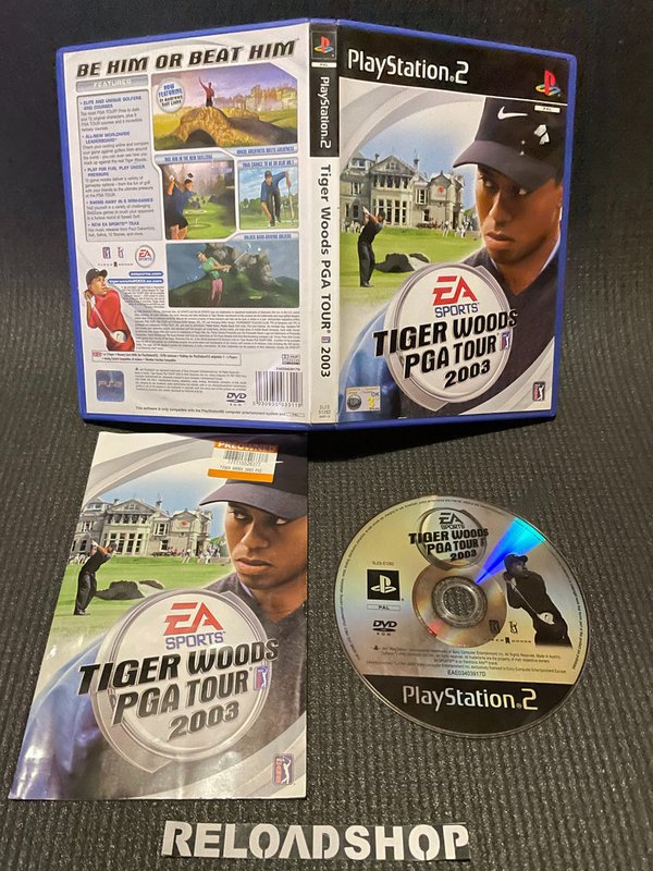 Tiger Woods PGA Tour 2003 PS2 (käytetty) CiB
