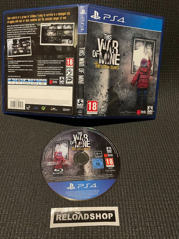 This War Of Mine The Little Ones PS4 (käytetty)