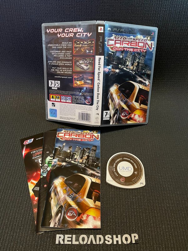 Need For Speed Carbon Own The City PSP (käytetty) CiB