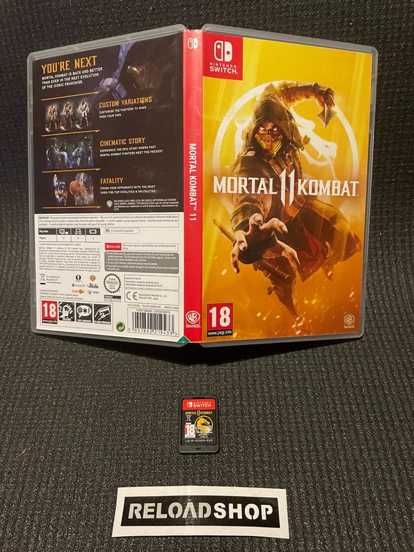 Mortal Kombat 11 Nintendo Switch (käytetty)