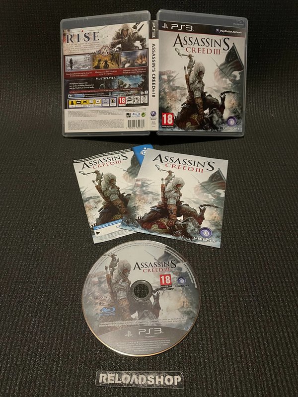 Assassin's Creed III PS3 (käytetty) CiB