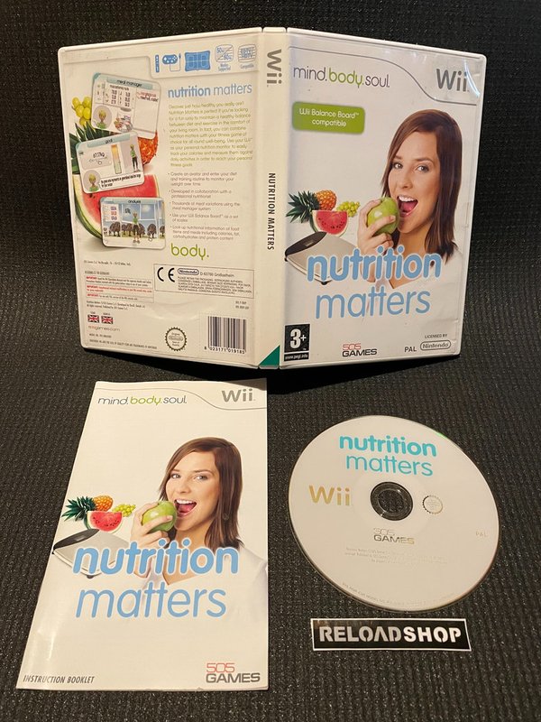 Nutrition Matters Wii (käytetty) CiB