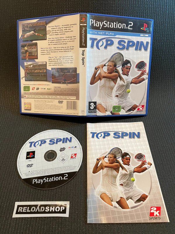 Top Spin PS2 (käytetty) CiB