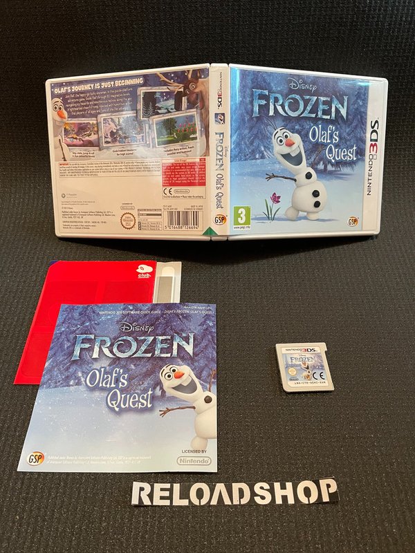 Disney Frozen Olaf's Quest 3DS (käytetty)