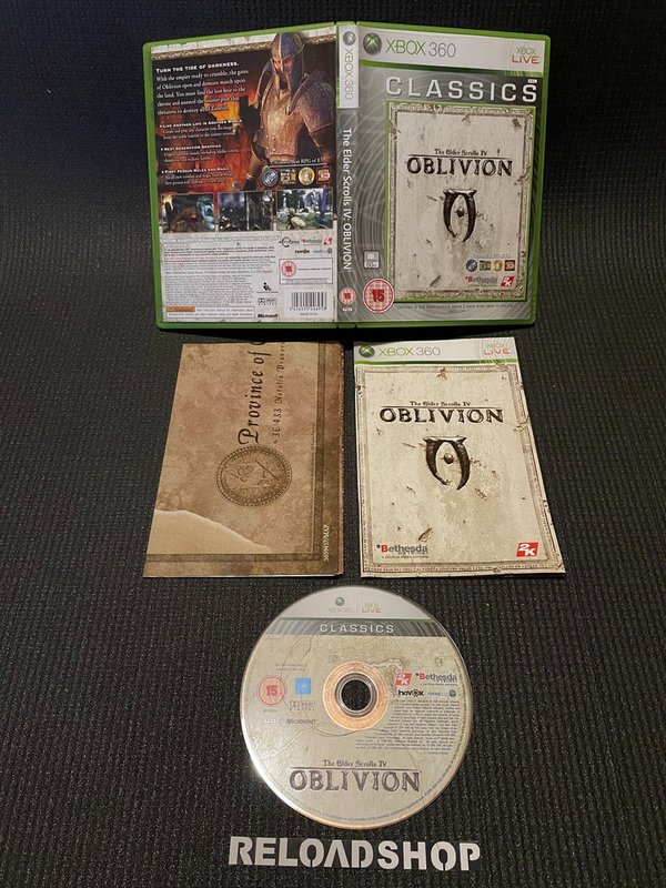 The Elder Scrolls IV Oblivion Classics Xbox 360 (käytetty) CiB