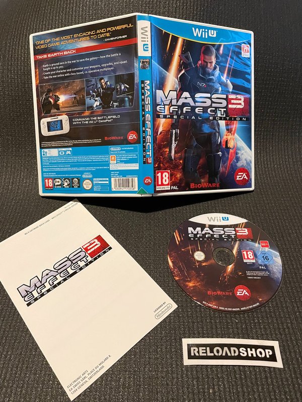 Mass Effect 3 - Special Edition Wii U (käytetty) CiB