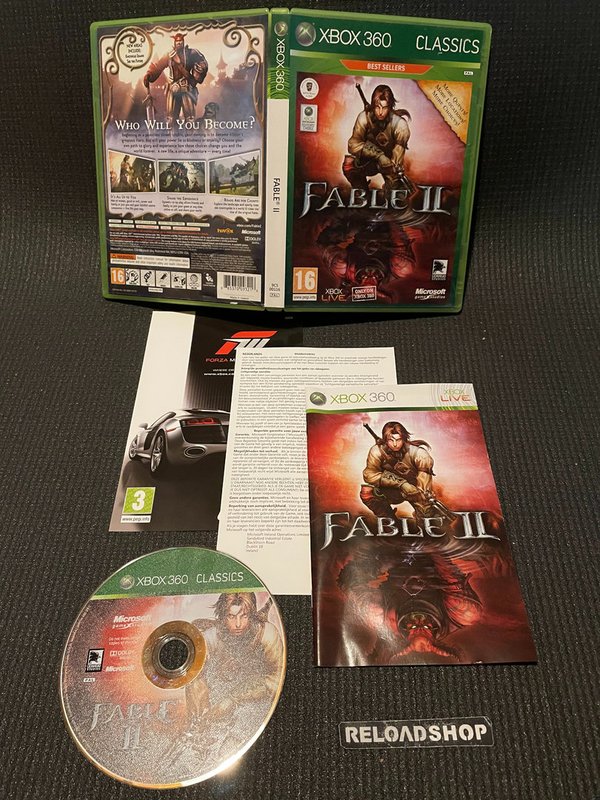 Fable II Classics Xbox 360 (käytetty) CiB