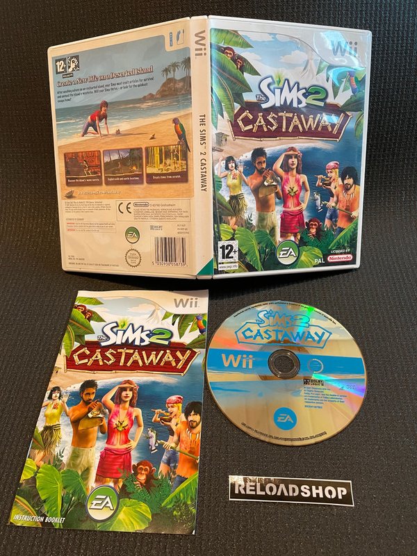 The Sims 2 Castaway Wii (käytetty) CiB
