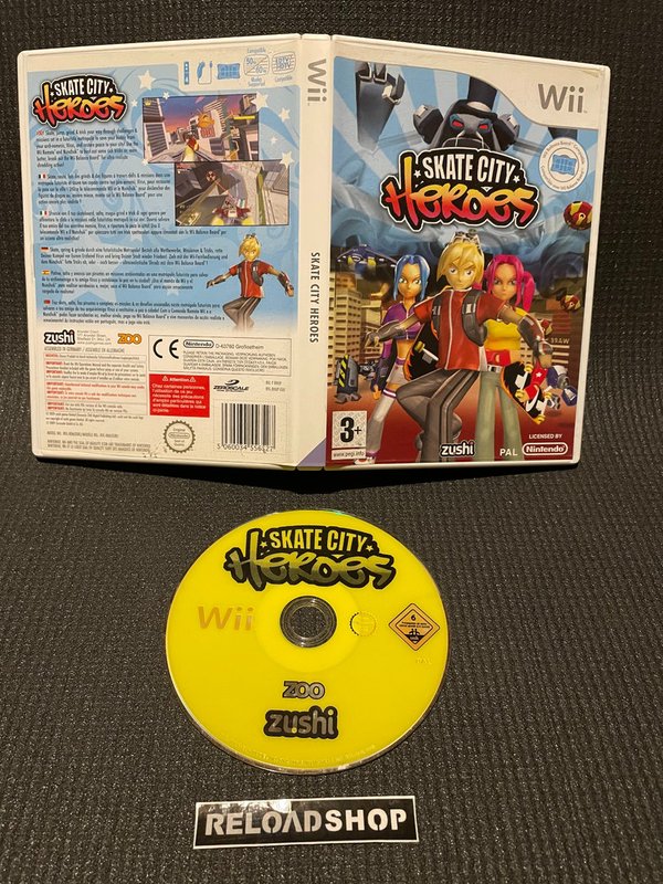 Skate City Heroes Wii (käytetty)