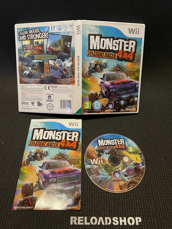 Monster 4X4 Stunt Racer Wii (käytetty) CiB