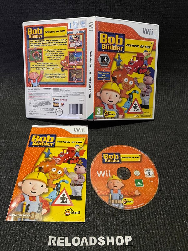 Bob the Builder Festival of Fun Wii (käytetty) CiB