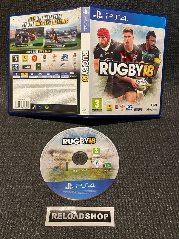 Rugby 18 PS4 (käytetty)