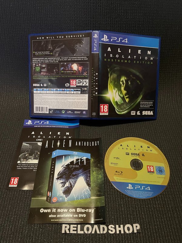 Alien Isolation - Nostromo Edition PS4 (käytetty)