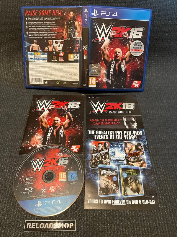 WWE 2K16 PS4 (käytetty) CIB