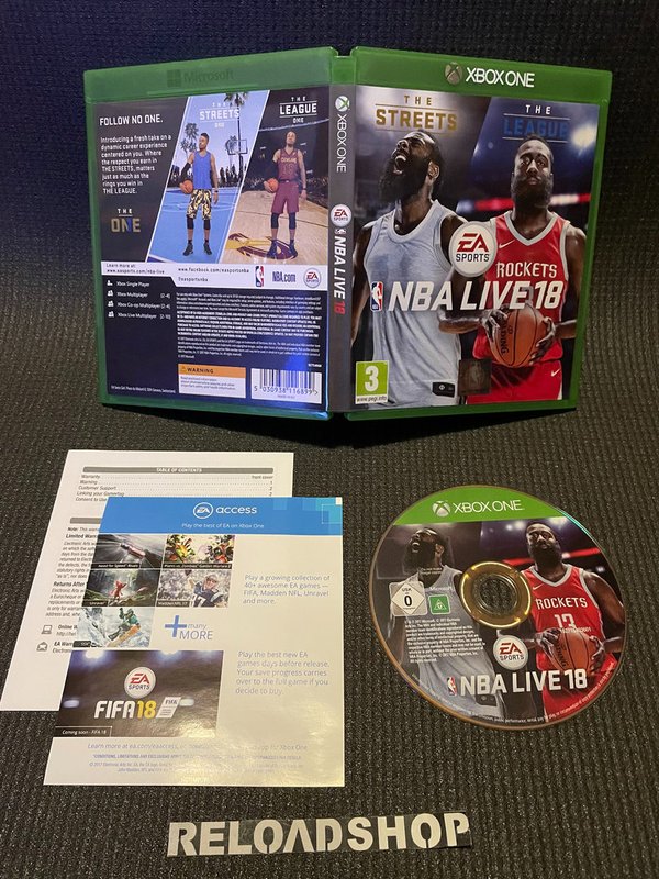 NBA Live 18 Xbox One (käytetty)
