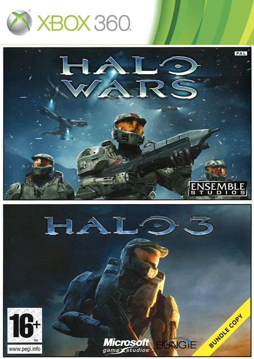 Halo Pack (Halo Wars + Halo 3) Xbox 360 (käytetty) CiB