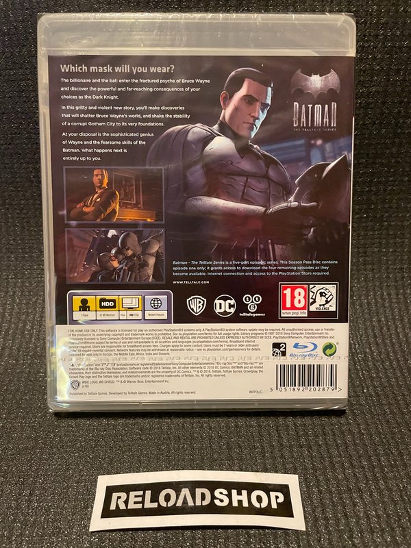 Batman The Telltale Series PS3 - UUSI