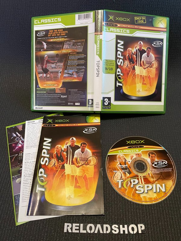 Top Spin Classics Xbox (käytetty) CiB