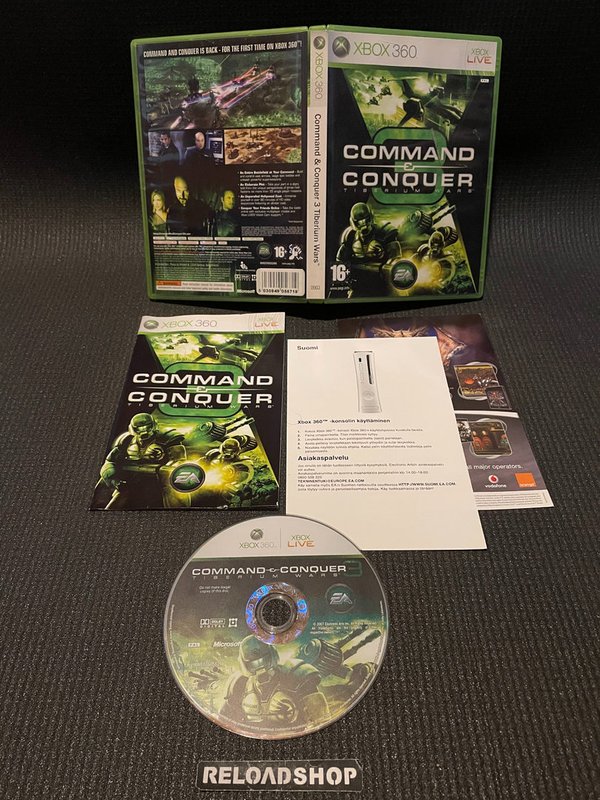 Command & Conquer 3 Tiberium Wars Xbox 360 (käytetty) CIB