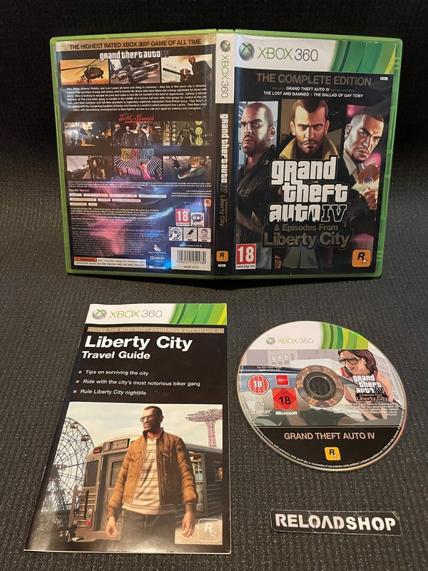 Grand Theft Auto IV The Complete Edition Xbox 360 (käytetty) CiB