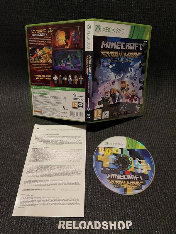 Minecraft Story Mode Xbox 360 (käytetty)