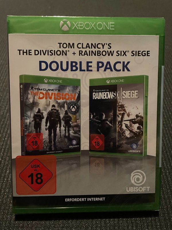 Tom Clancy's The Division + Rainbow Six Siege Double Pack Xbox One- UUSI