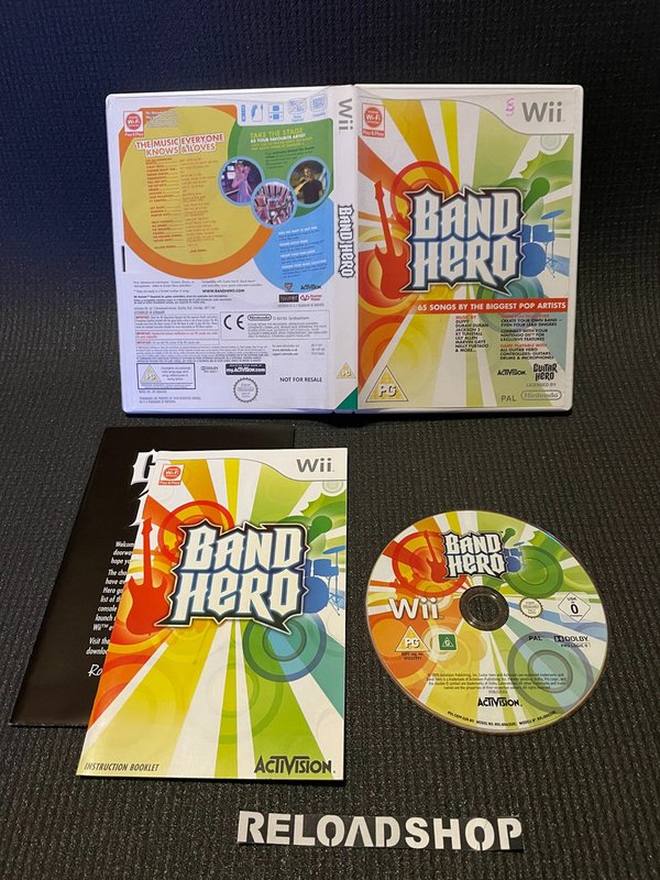 Band Hero Wii (käytetty) CiB