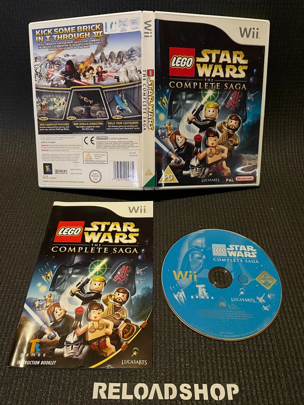 LEGO Star Wars The Complete Saga Wii (käytetty) CiB