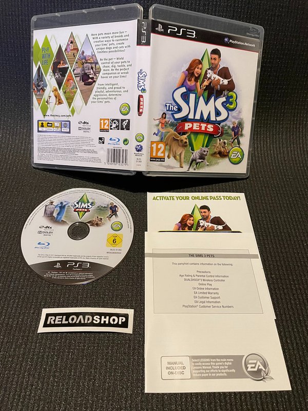 The Sims 3 Pets PS3 (käytetty) CiB
