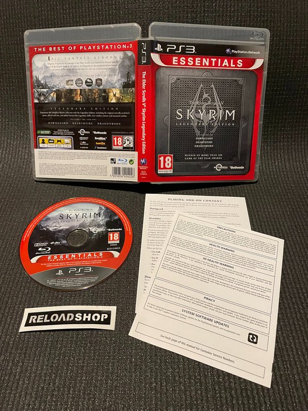 The Elder Scrolls V Skyrim Legendary Edition Essentials PS3 (käytetty)