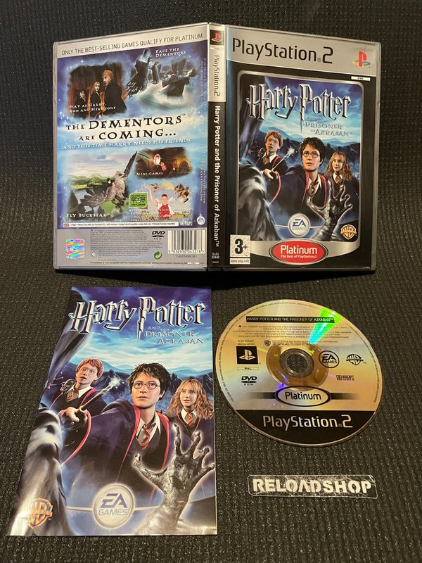 Harry Potter and the Prisoner of Azkaban Platinum PS2 (käytetty) CiB