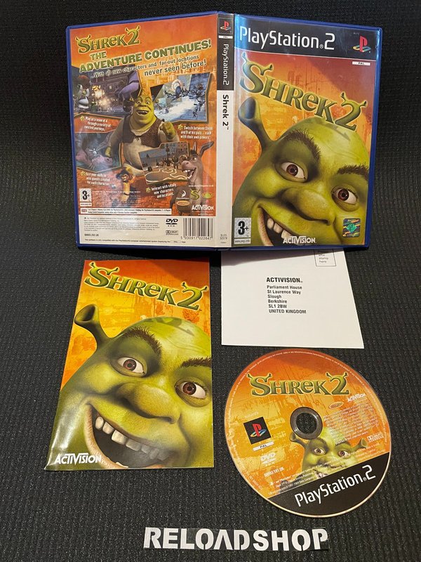 Shrek 2 PS2 (käytetty) CiB