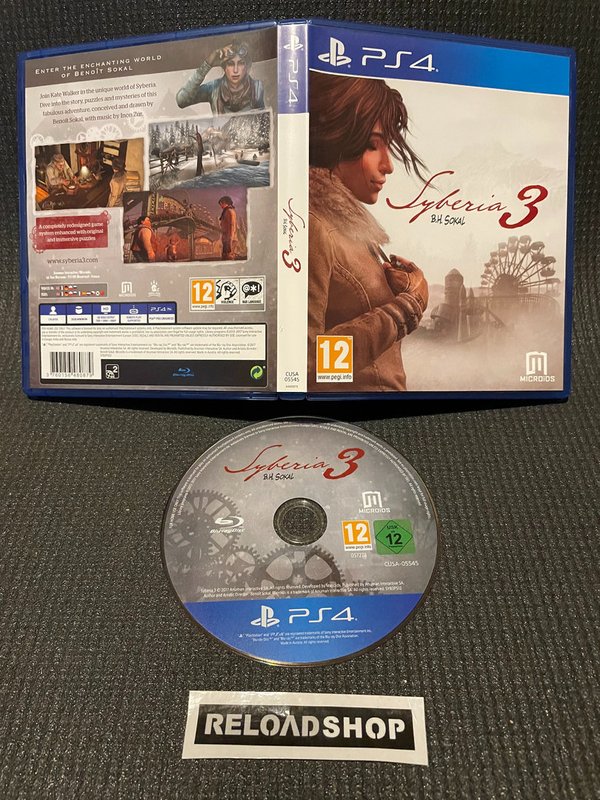 Syberia 3 - Nordic PS4 (käytetty)