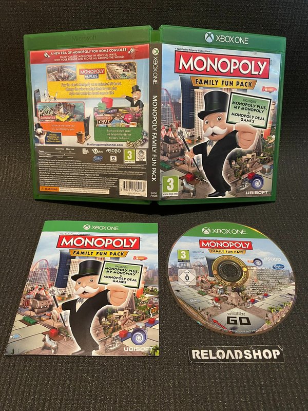 Monopoly Family Fun Pack Xbox One (käytetty)