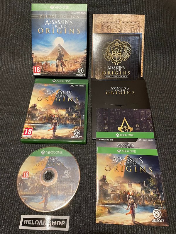 ASSASSIN'S CREED ORIGINS Deluxe Edition Xbox One (käytetty)
