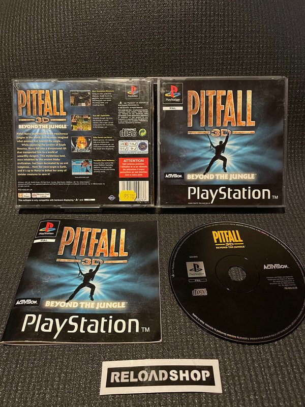 Pitfall 3D Beyond The Jungle PS1 (käytetty) CiB