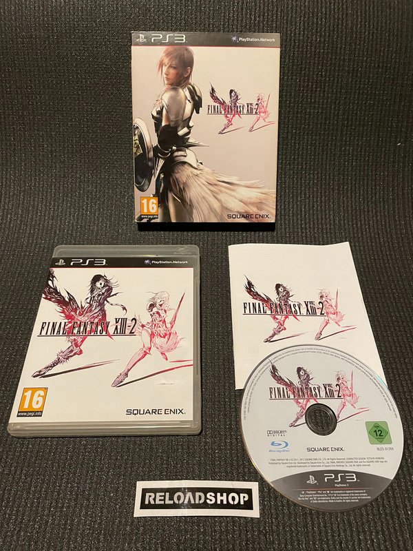 Final Fantasy XIII-2 + Sleeve PS3 (käytetty) CiB