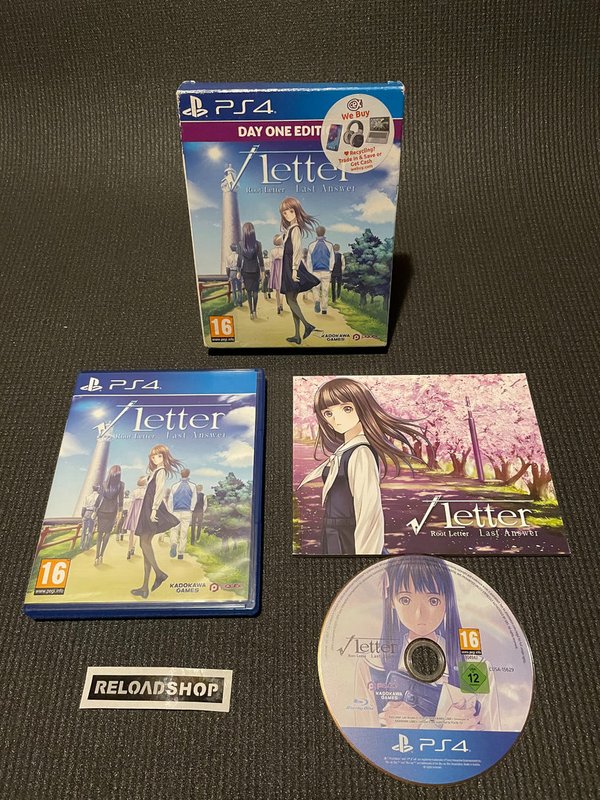 V Letter - Root Letter Last Answer - Day One Edition + Sleeve PS4 (käytetty)