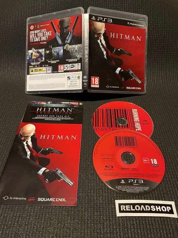 Hitman Absolution +Making of DVD PS3 (käytetty) CiB