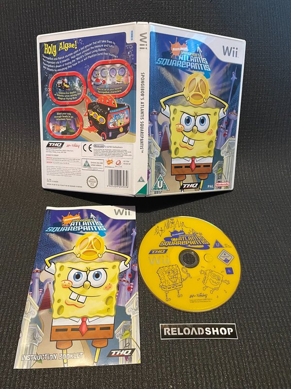 Spongebobs Atlantis Squarepantis Wii (käytetty) CiB