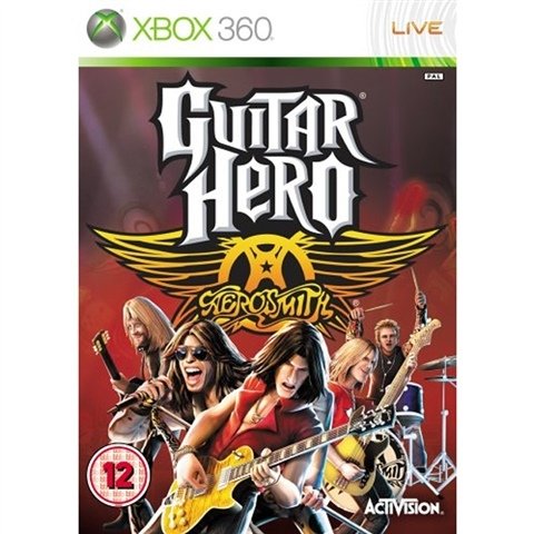 Guitar Hero Aerosmith Xbox 360 (käytetty) CiB
