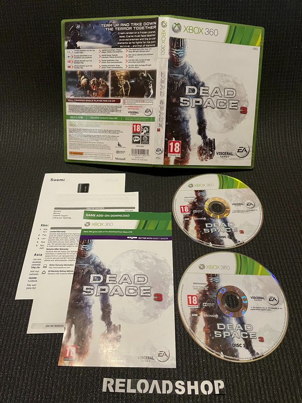 Dead Space 3 - Nordic Xbox 360 (käytetty) CiB