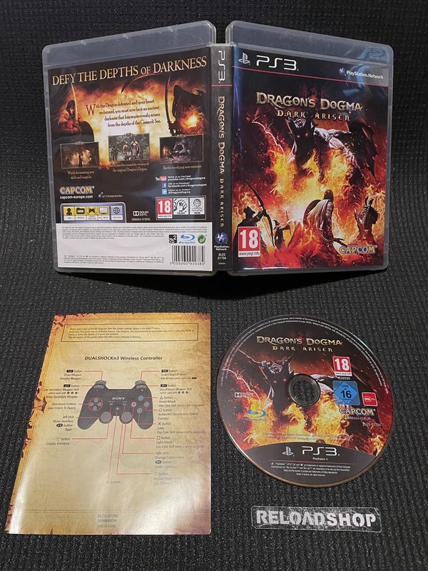 Dragon's Dogma Dark Arisen PS3 (käytetty) CiB
