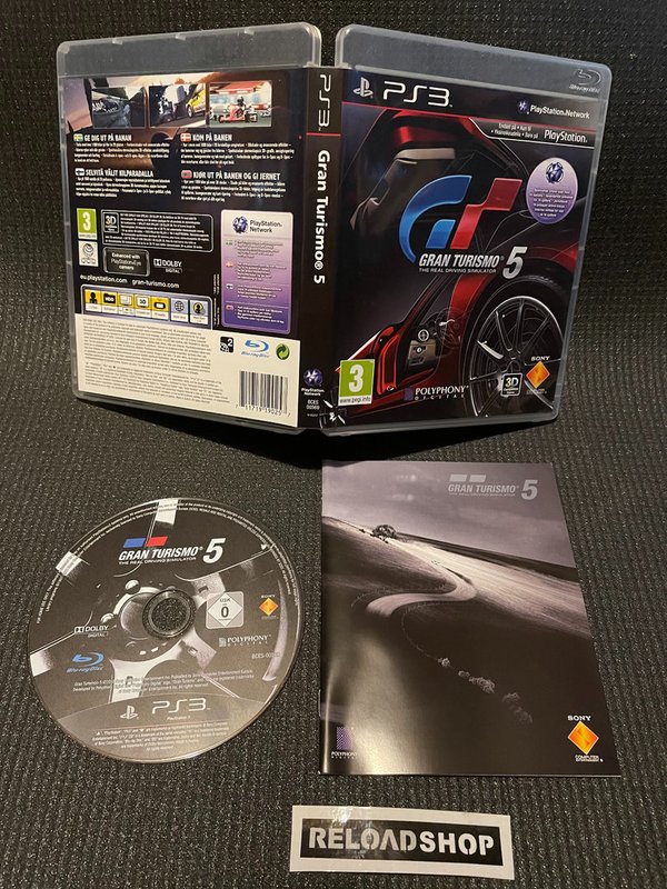 Gran Turismo 5 - Nordic PS3 (käytetty) CiB