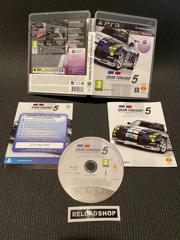 Gran Turismo 5 Academy Edition PS3 (käytetty) CiB