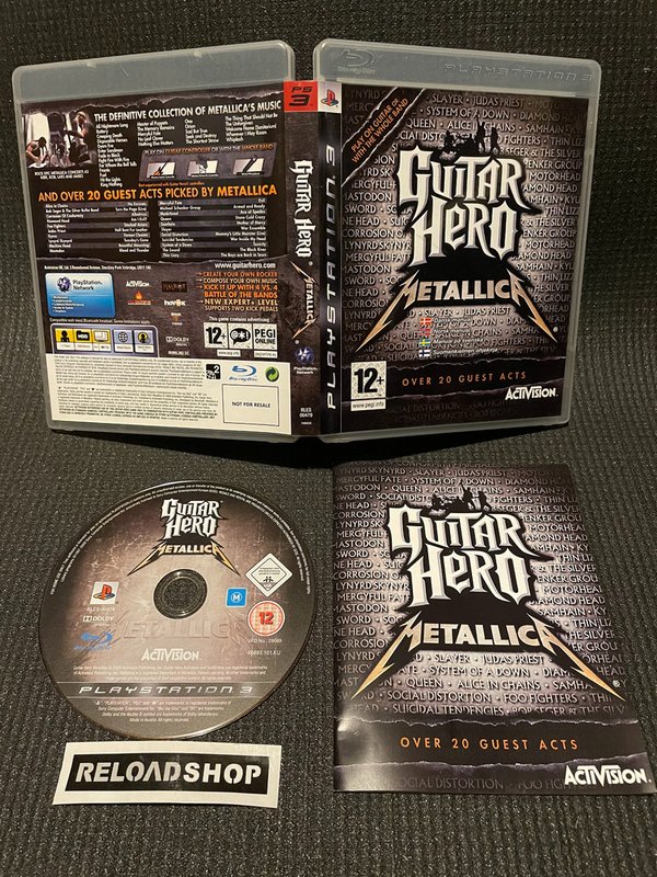 Guitar Hero Metallica - Nordic PS3 (käytetty) CiB